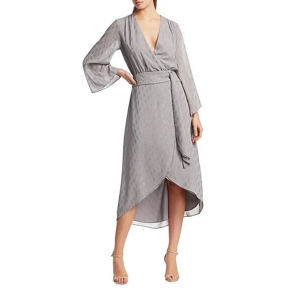 RAMY BROOK Julie Diamond Faux Wrap Midi Dress Size 2 New with Tags - Picture 2 of 11